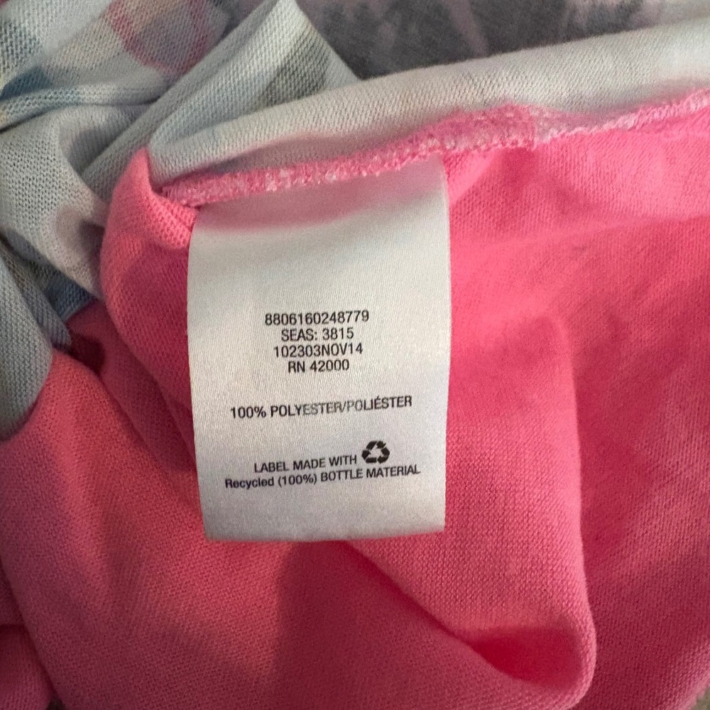 Route 66 Cali Good Vibes Graphic T Shirt Pink Beach (Girls Large 10/12) - Picture 7 of 8